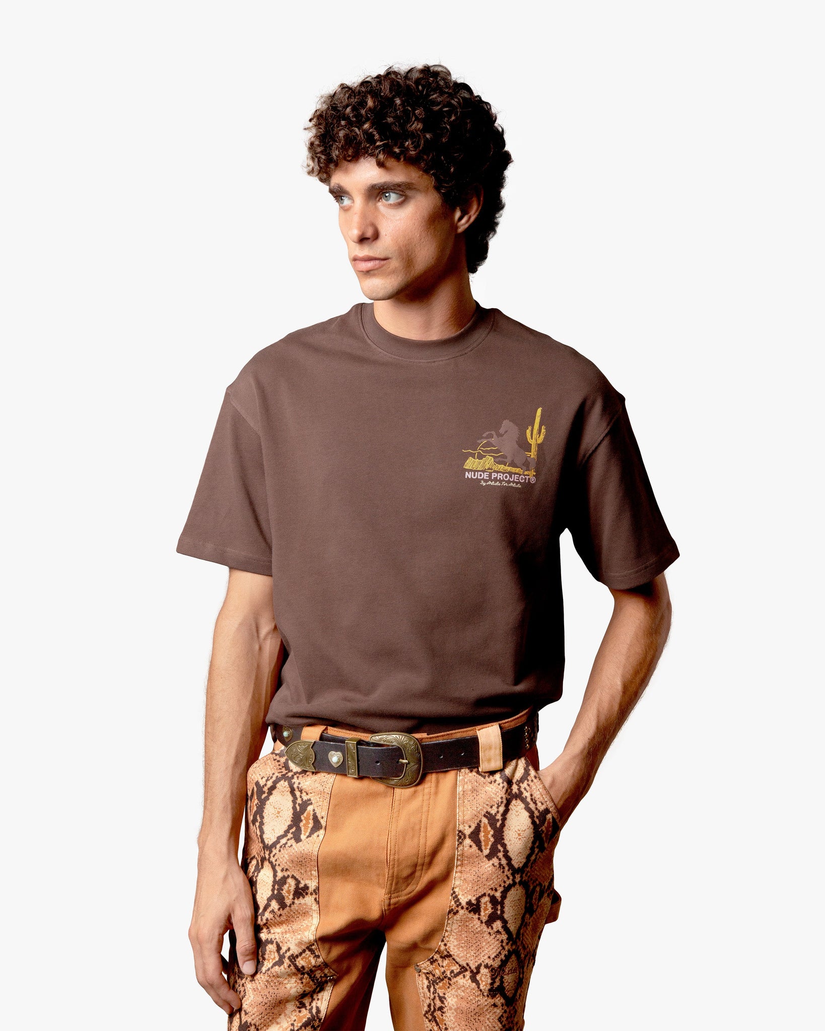 RODEO TEE BROWN