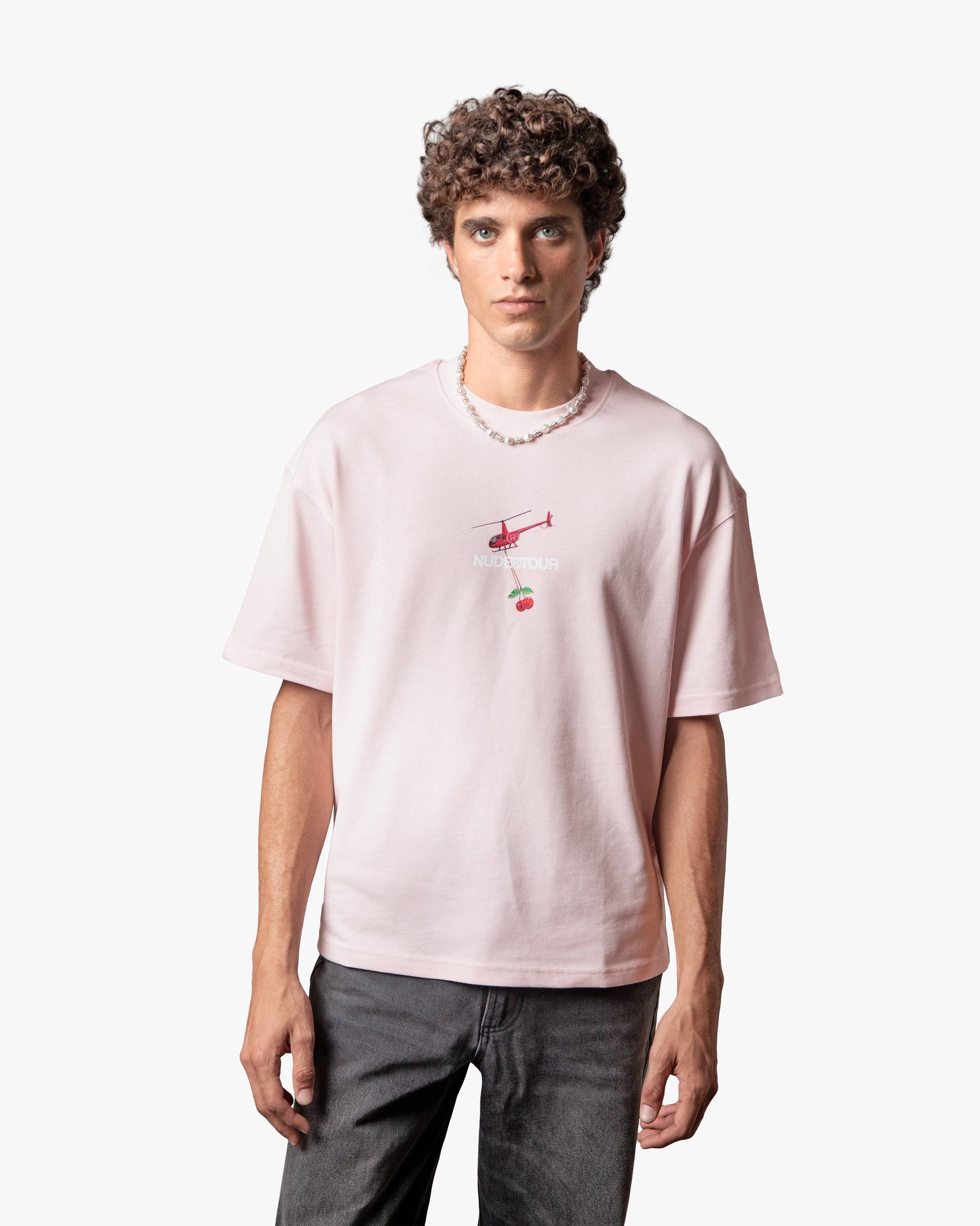 NUDE TOUR TEE PINK