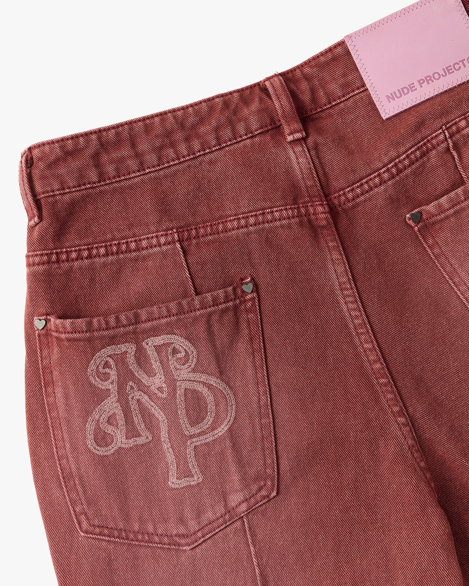 BOOTCUT JEANS RED