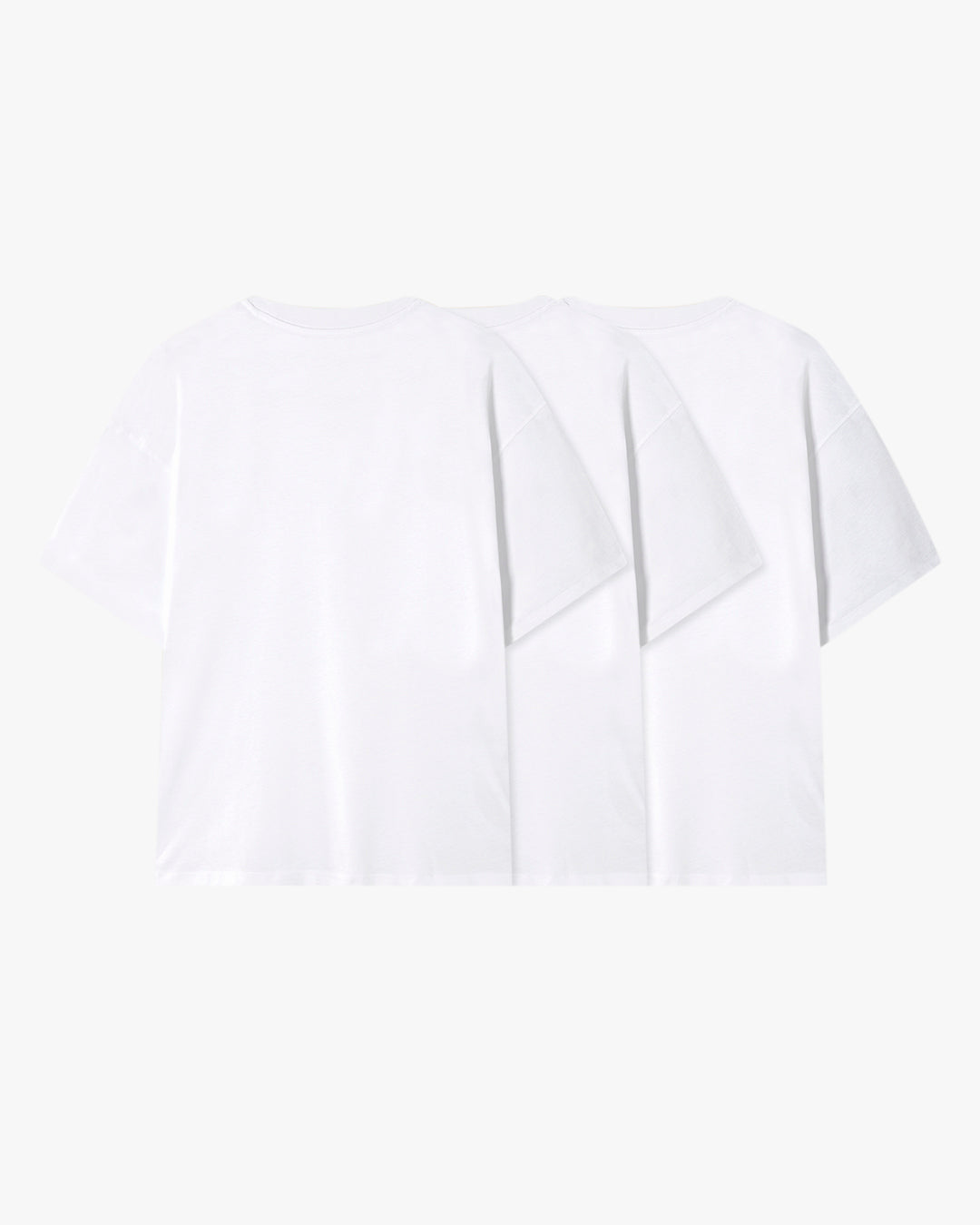 3 PACK BASIC TEE WHITE