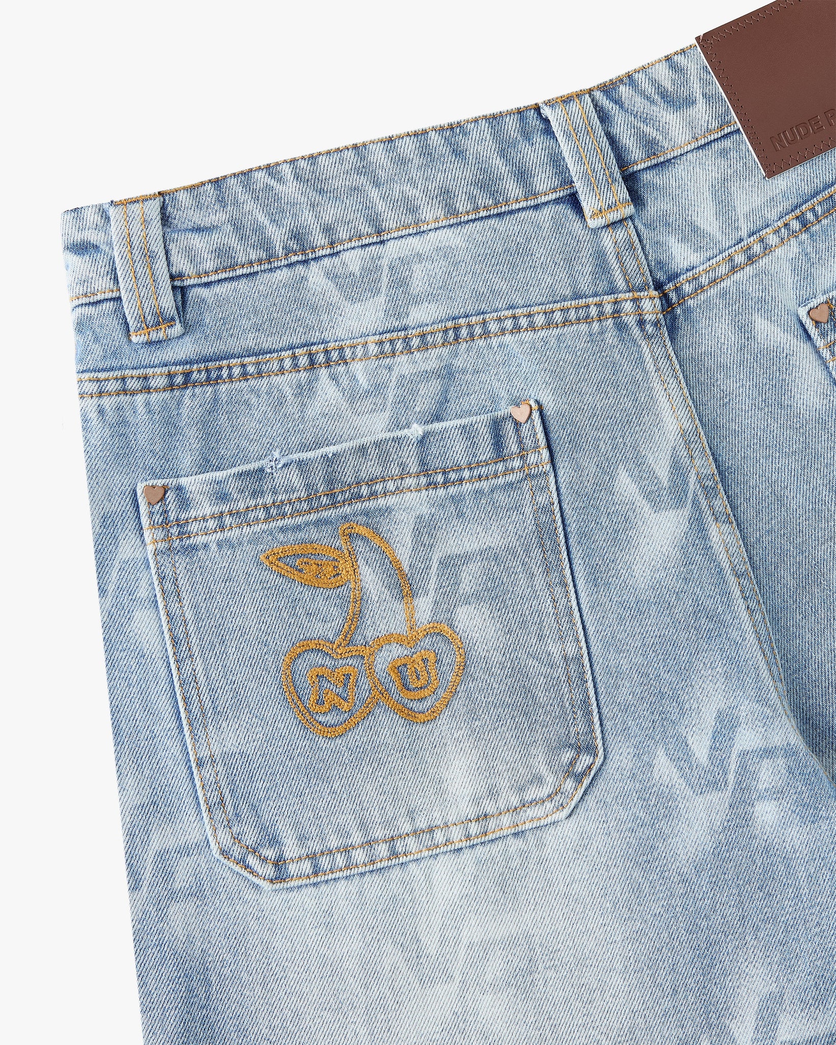 LA STAR DENIM PANTS