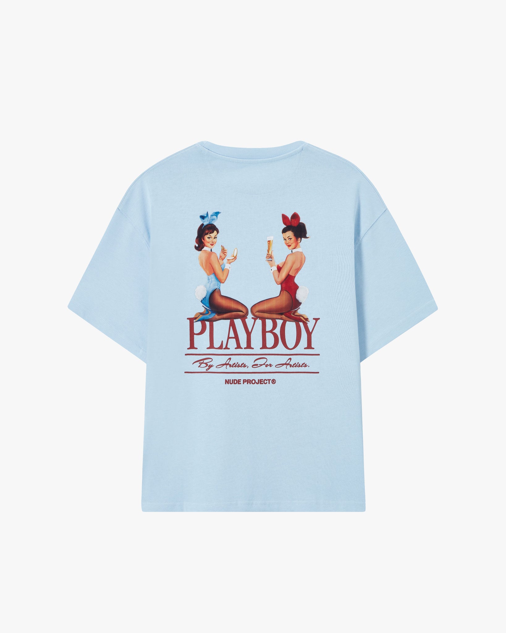 PIN-UP TEE BABY BLUE