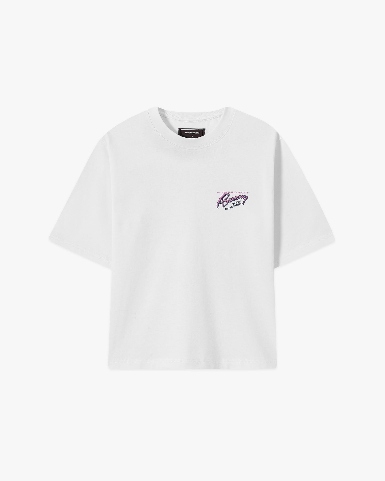 BACANO CROPPED TEE WHITE