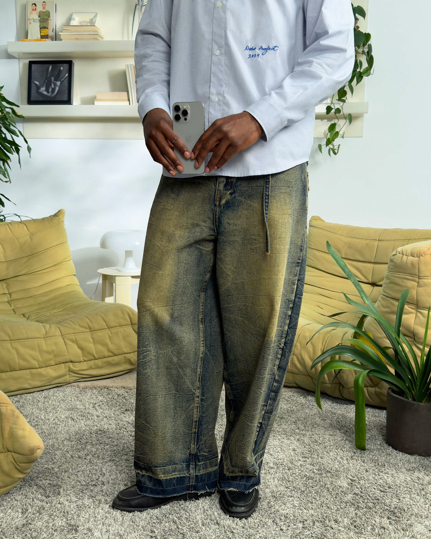 OLD BAGGY JEANS DIRTY WASH