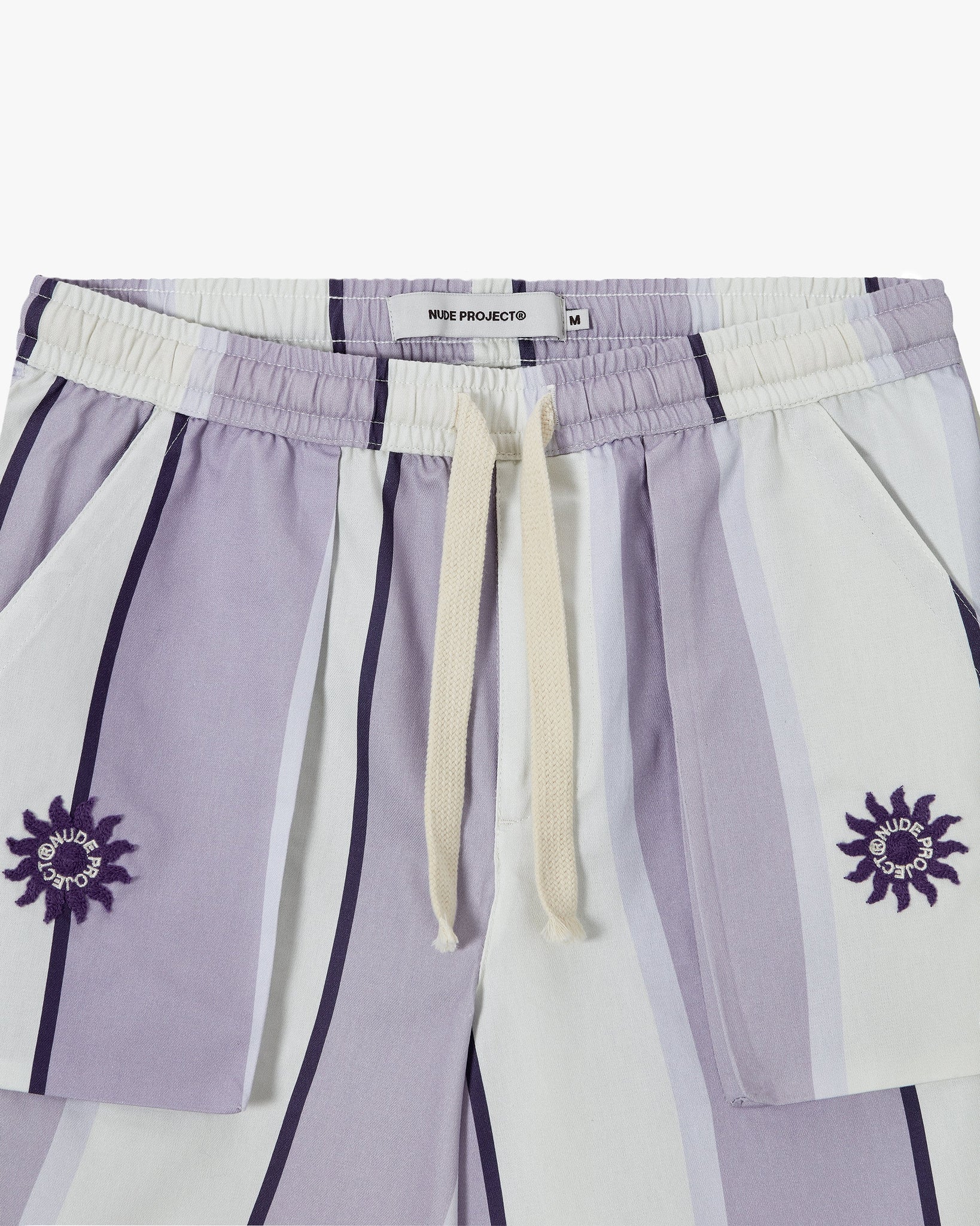 ESVEDRA SHORTS WHITE/PURPLE