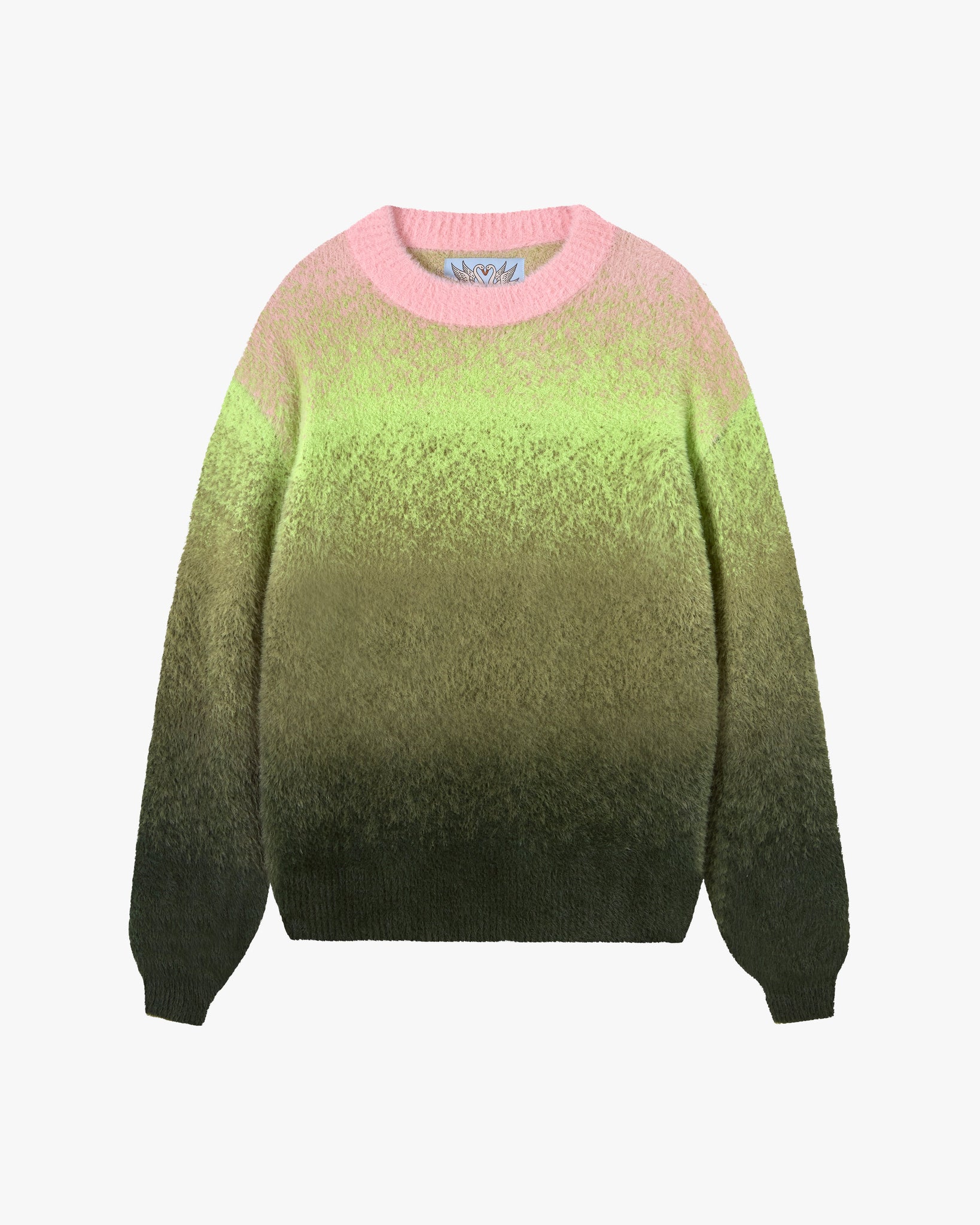 GRADIENT COZY SWEATER GREEN