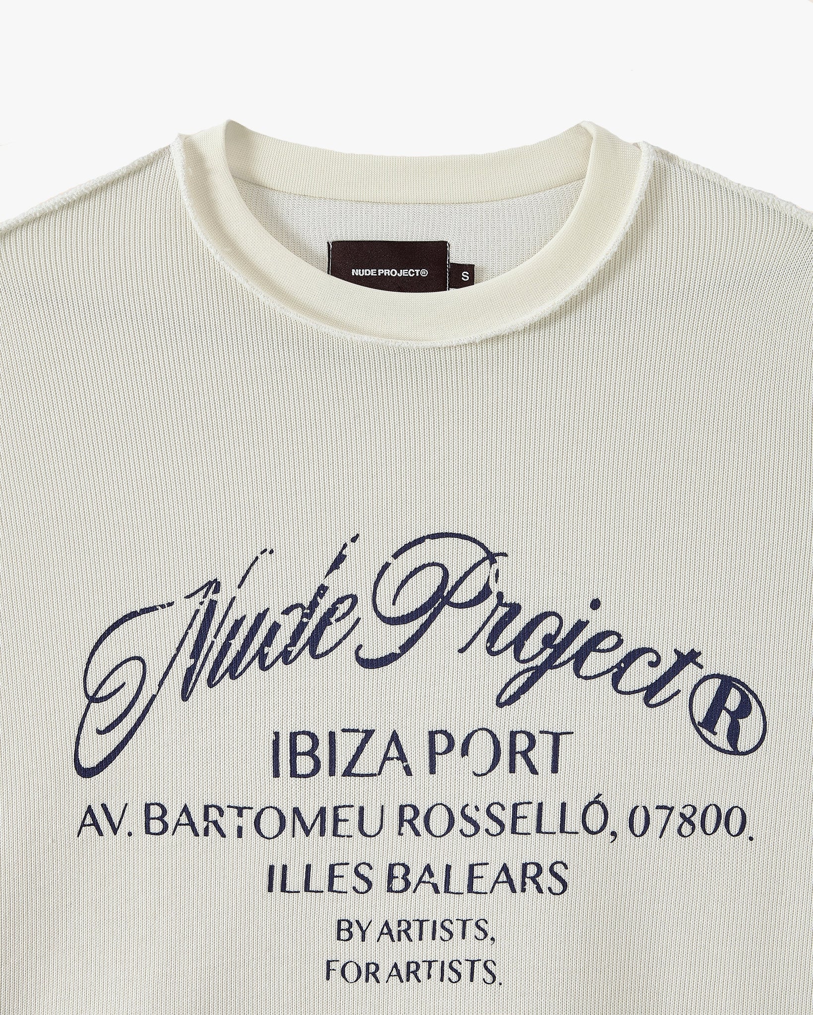 IBIZA CREWNECK WHITE