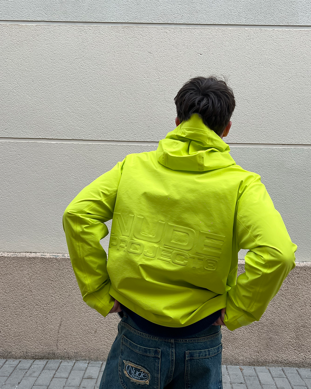 SOFT SHELL BOXY JACKET NEON