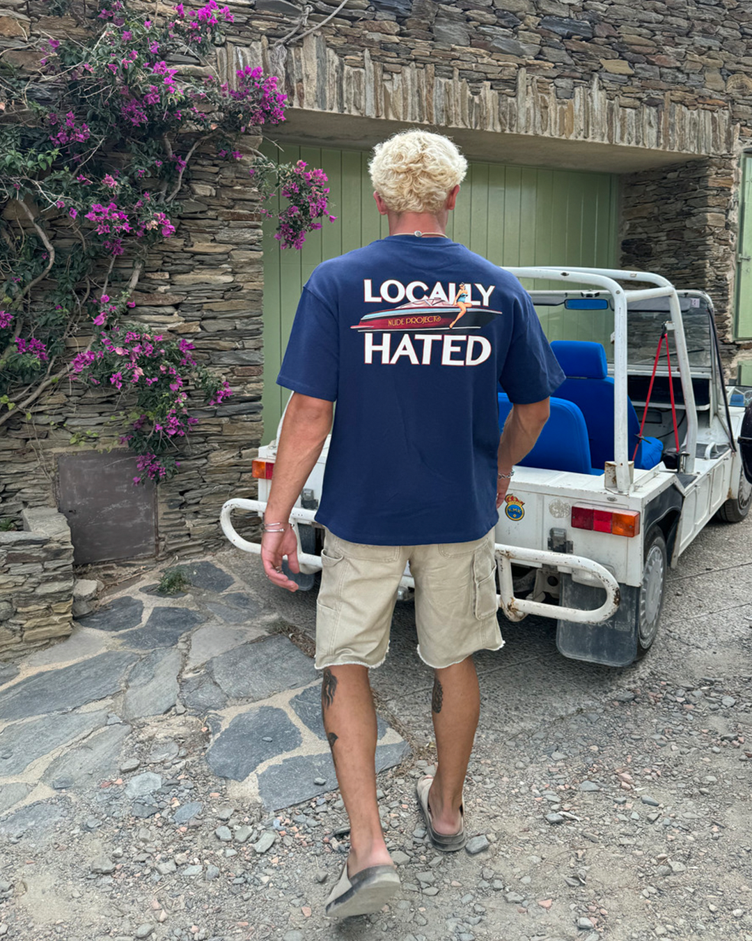 LOCALLY HATED TEE NAVY