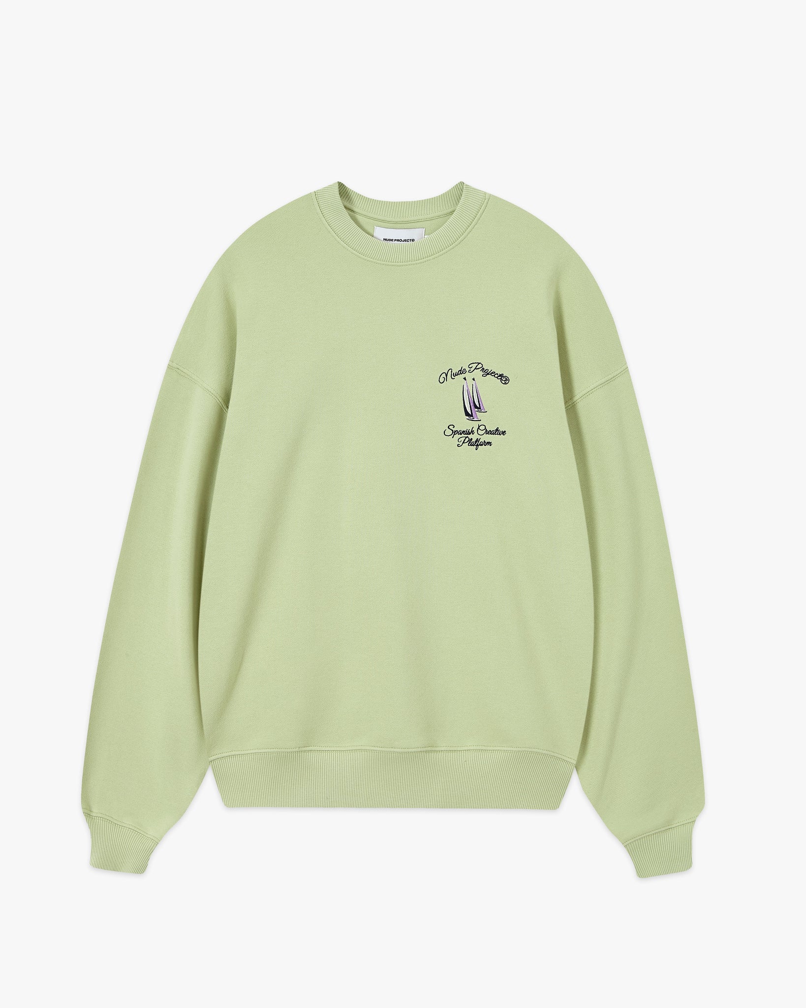 LIL BOAT CREWNECK PALE GREEN