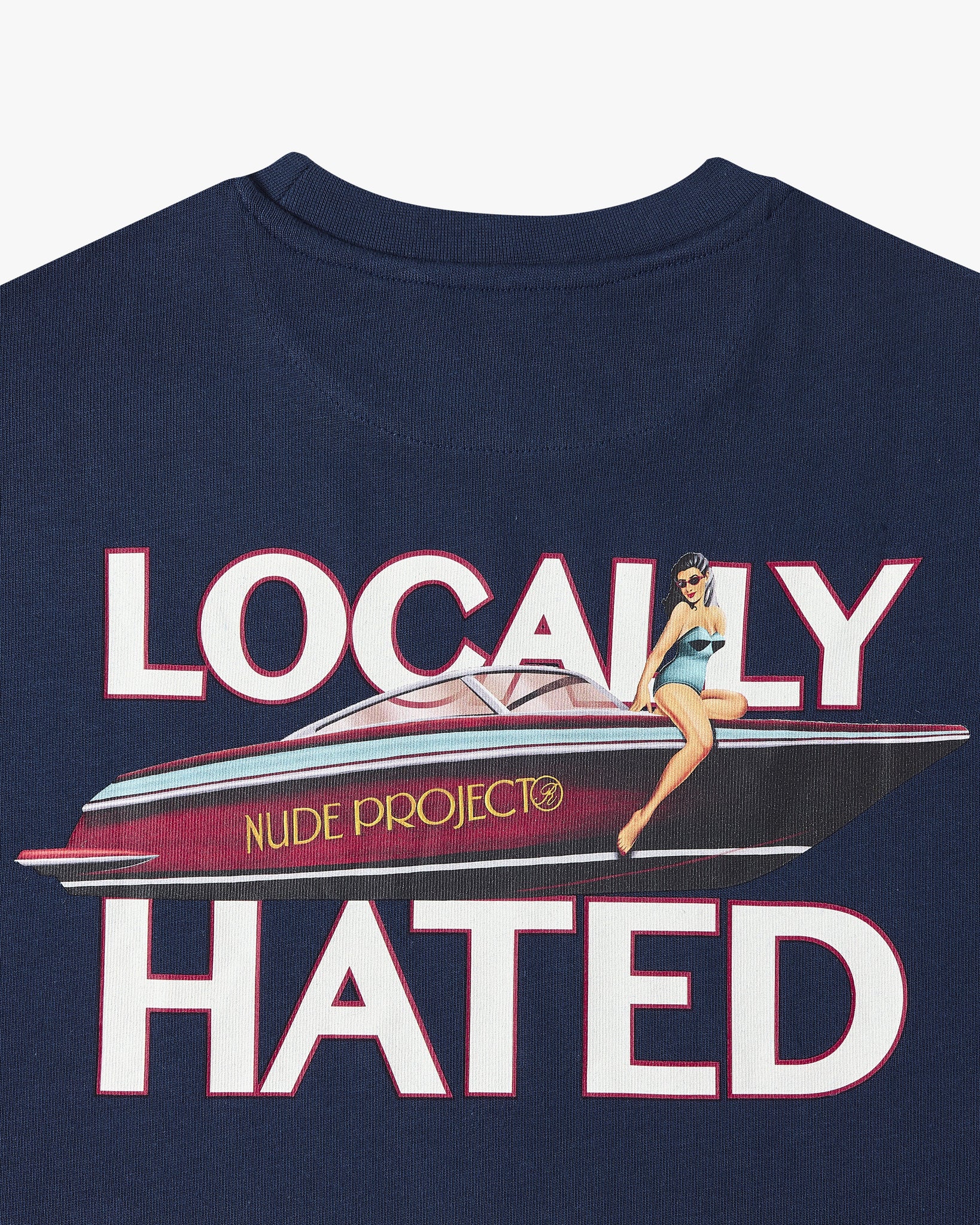 LOCALLY HATED TEE NAVY