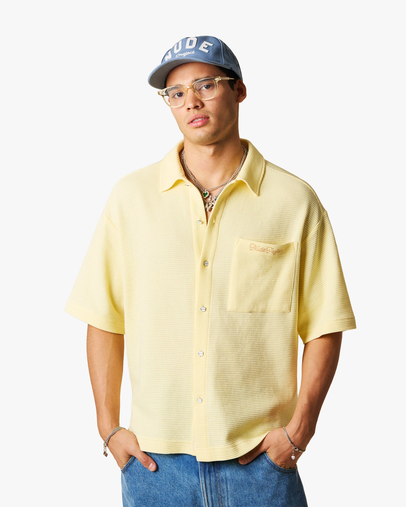 FORMENTERA WAFFLE SHIRT YELLOW