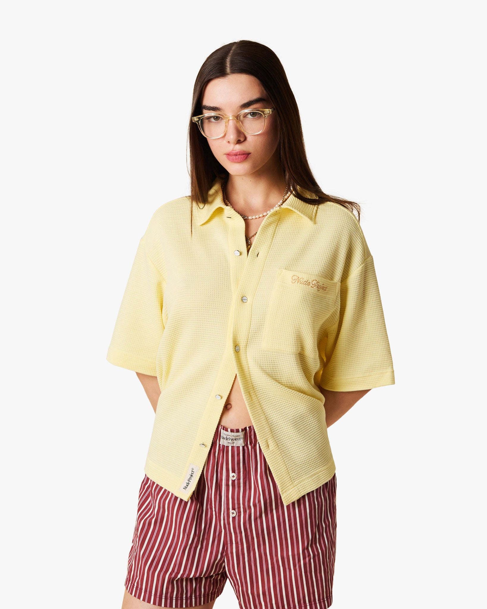 FORMENTERA WAFFLE SHIRT YELLOW