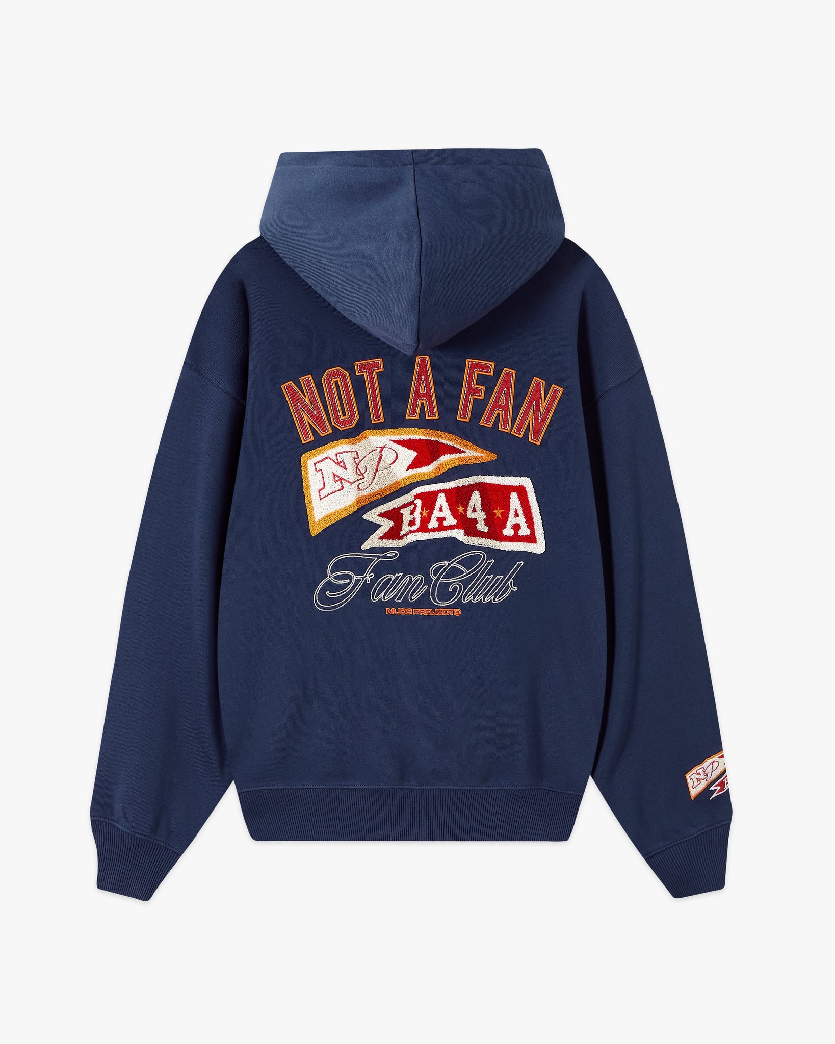 NOT A FAN HOOD NAVY