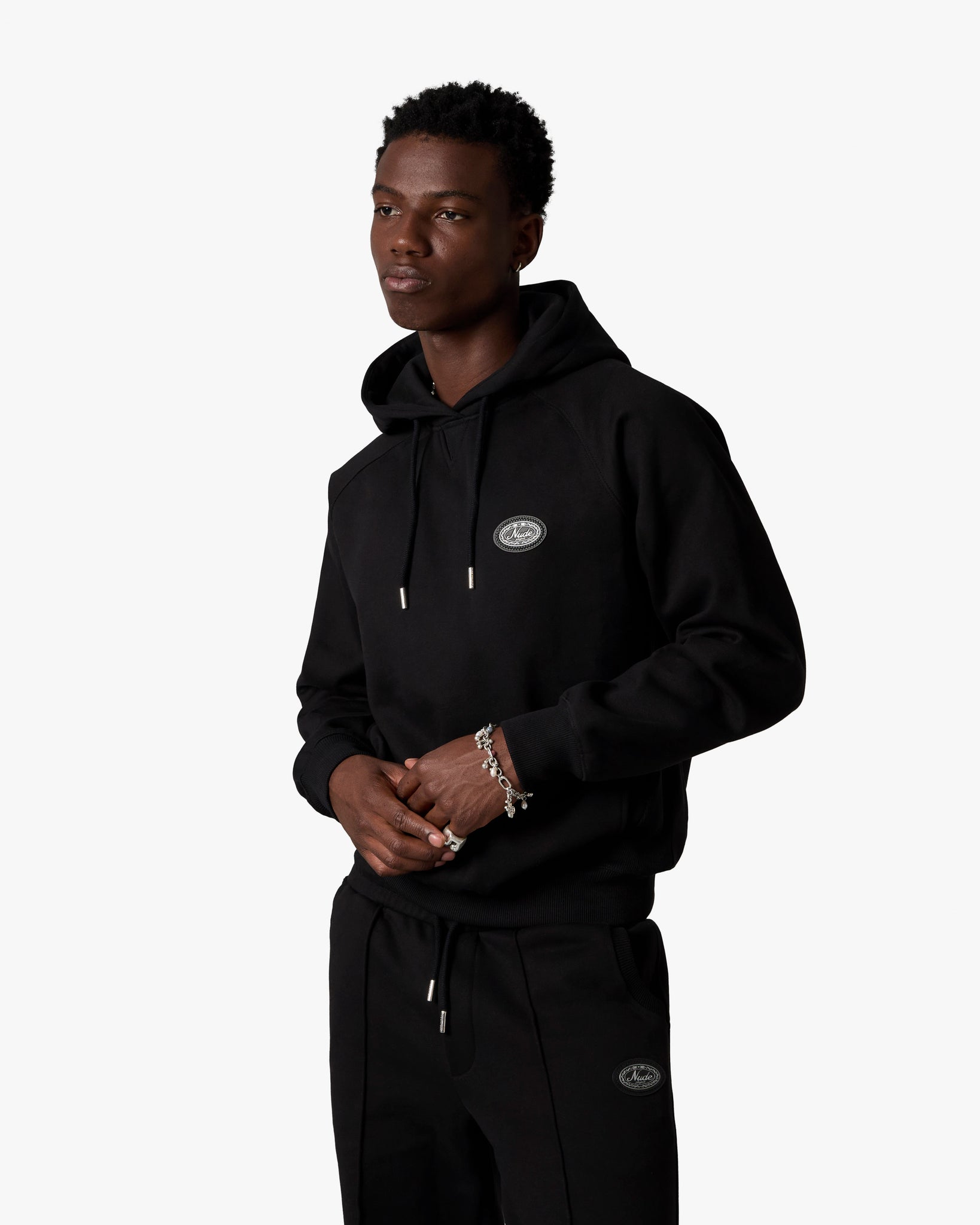 ESSENTIALS HOOD BLACK