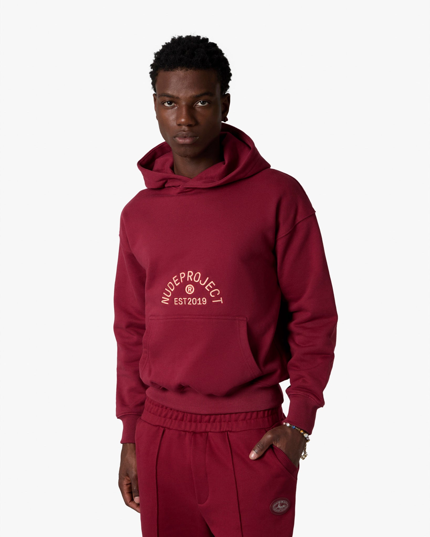 SWANS HOOD BURGUNDY