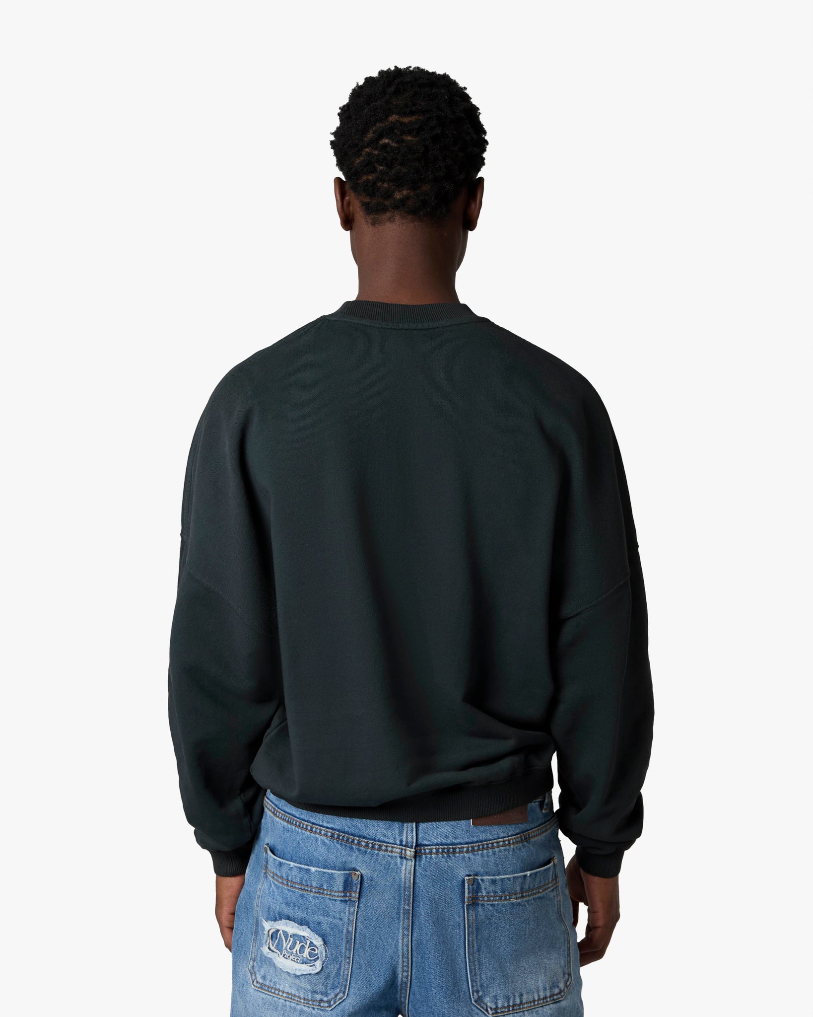 PERFECT BOXY CREWNECK ASH