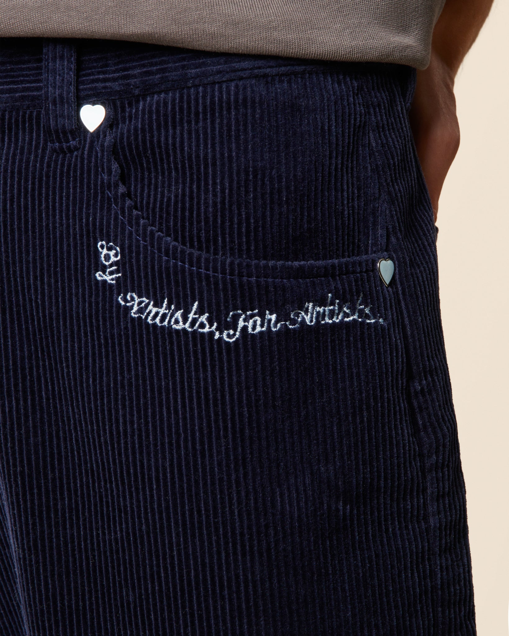 CINTO CORDUROY PANTS NAVY