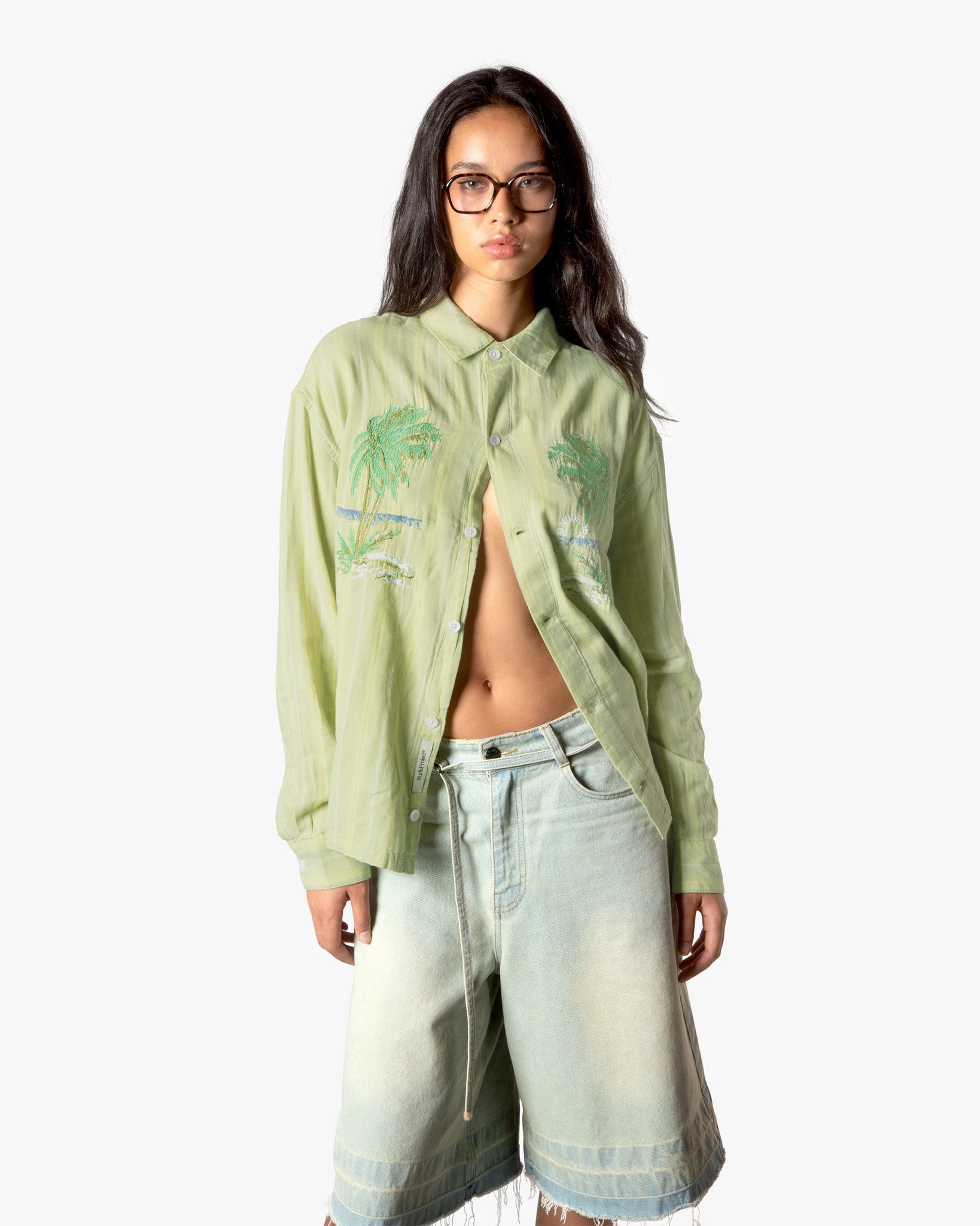 PALM SHIRT GREEN