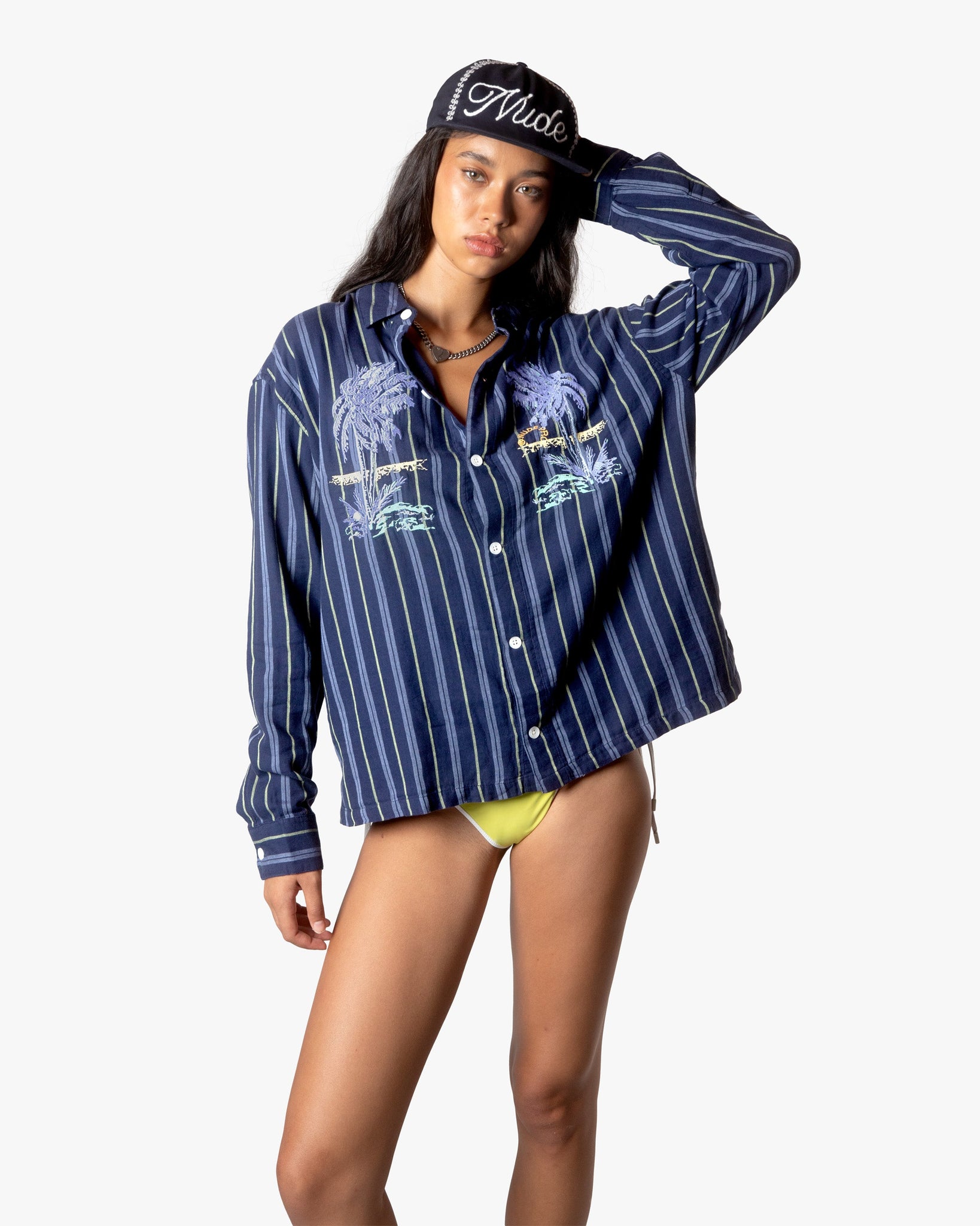 PALM SHIRT NAVY