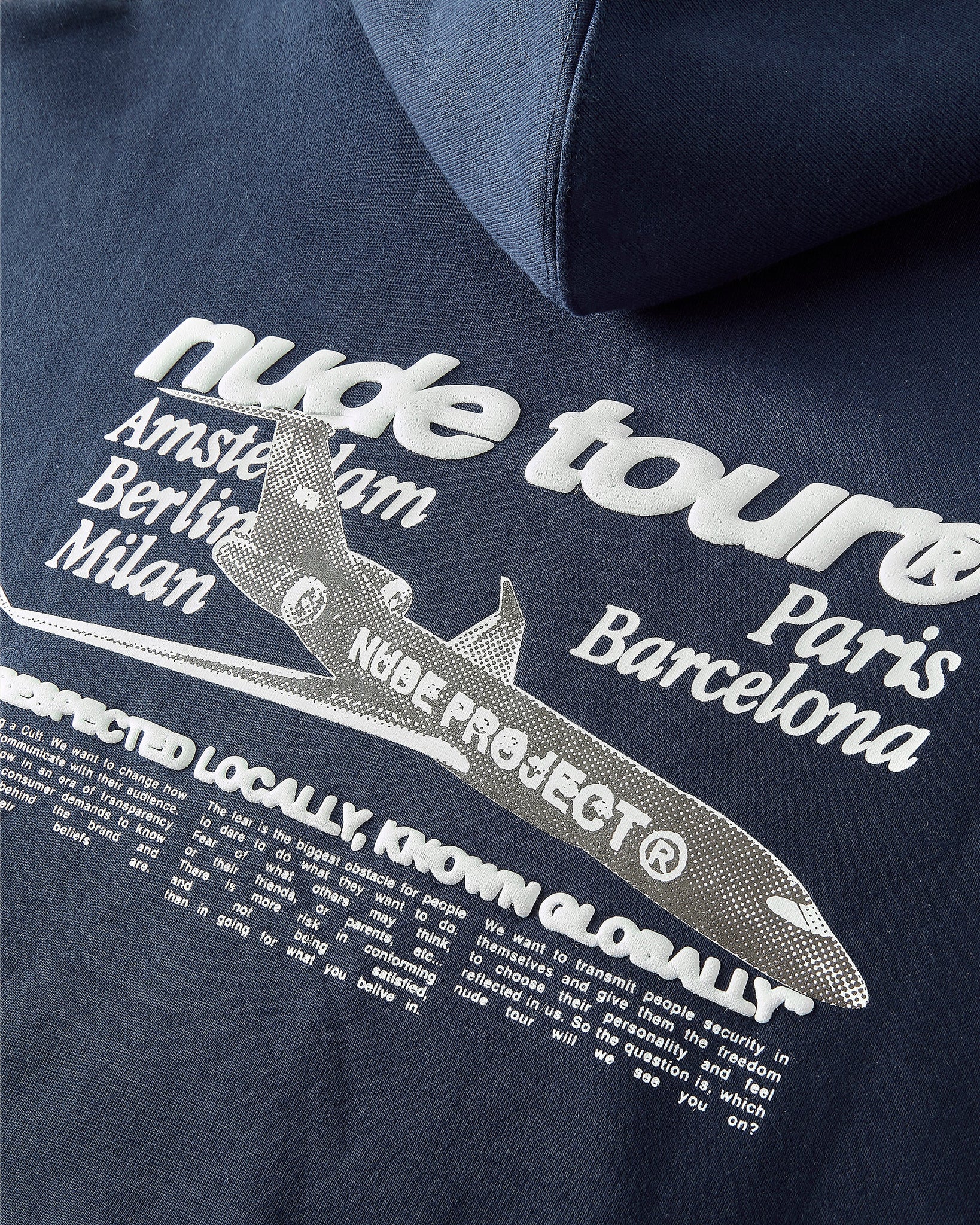 NUDE PLANE HOOD NAVY