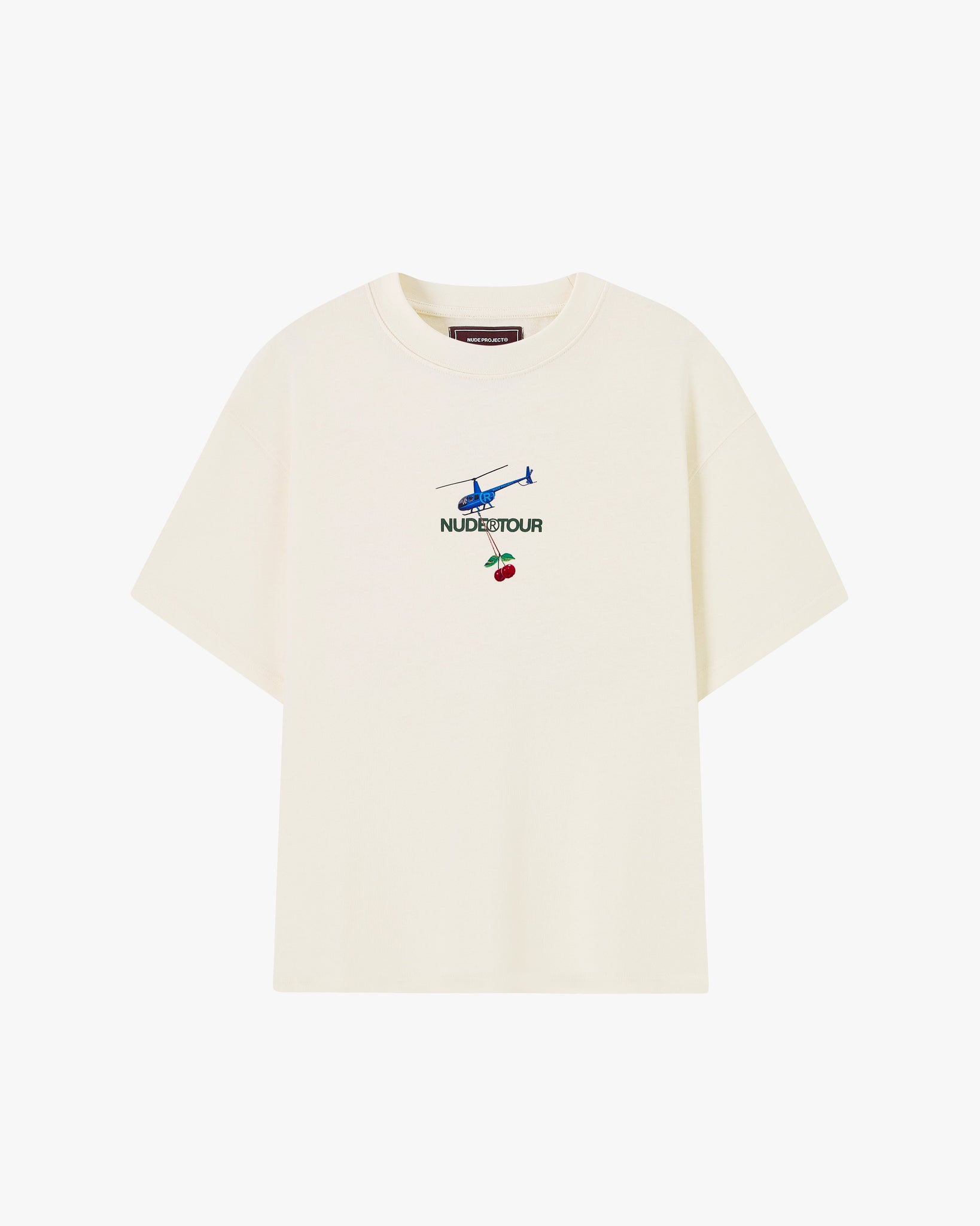 NUDE TOUR TEE MARSHMALLOW