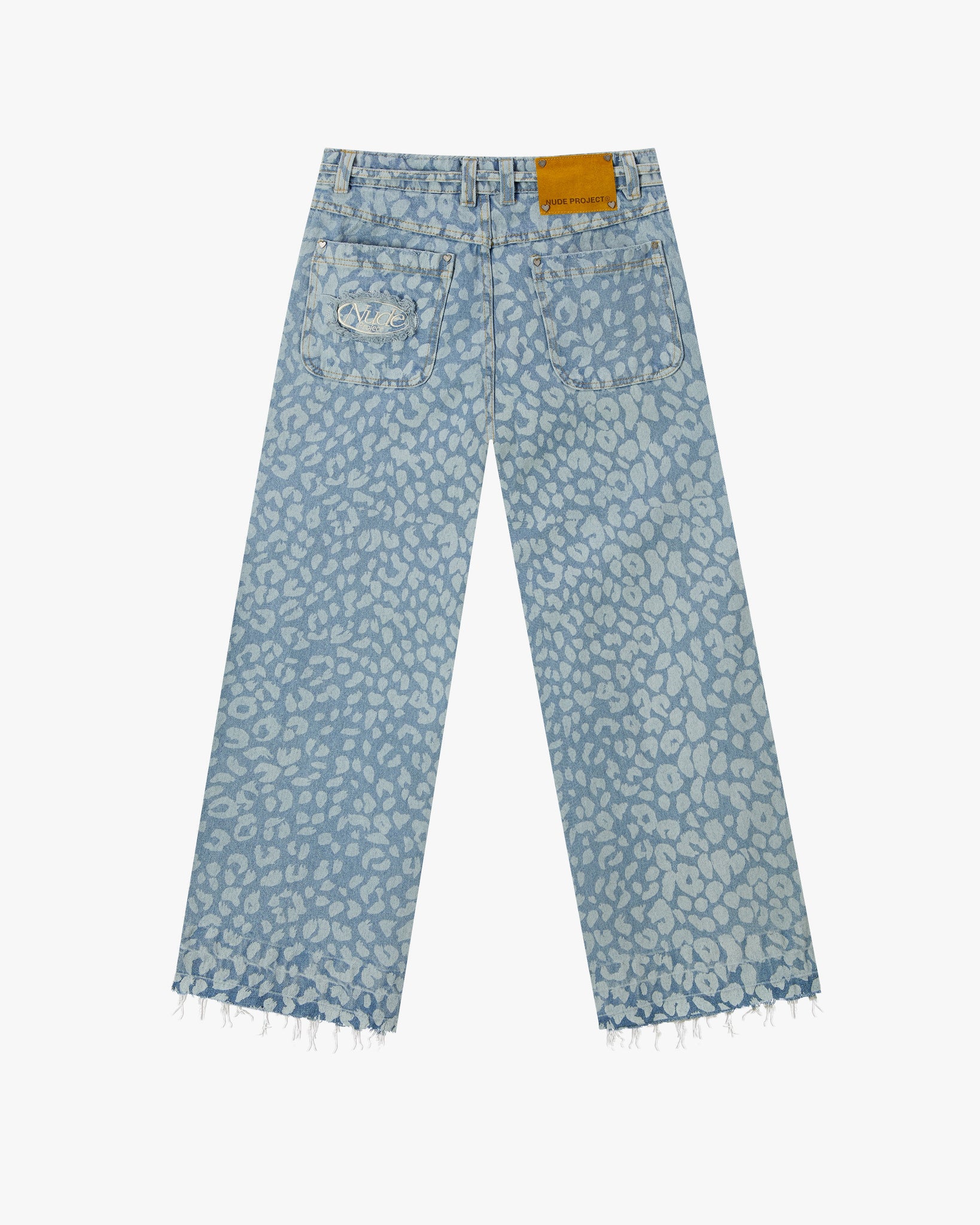 OLD BAGGY JEANS ANIMAL PRINT