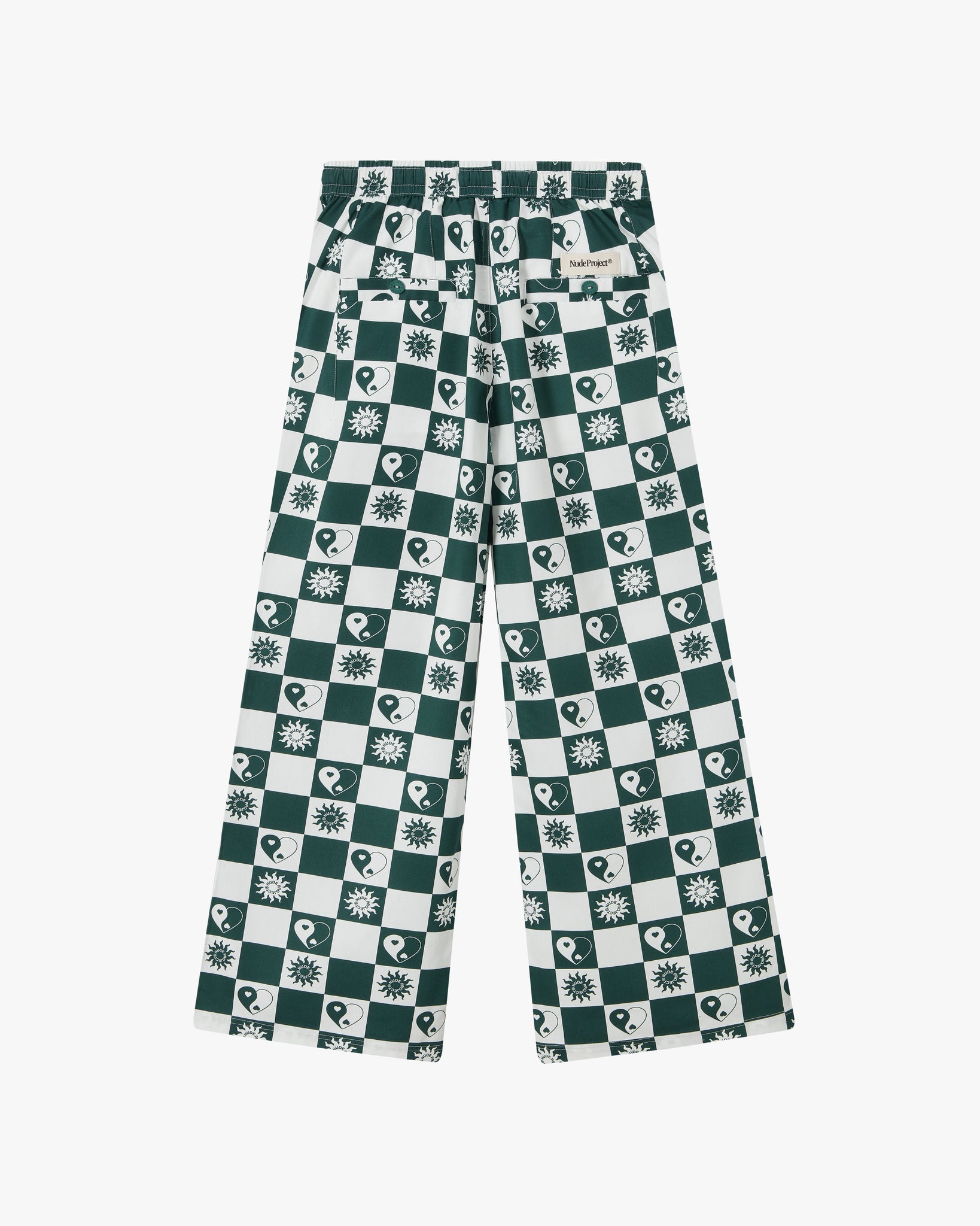 PEACE CHECKERED PANTS