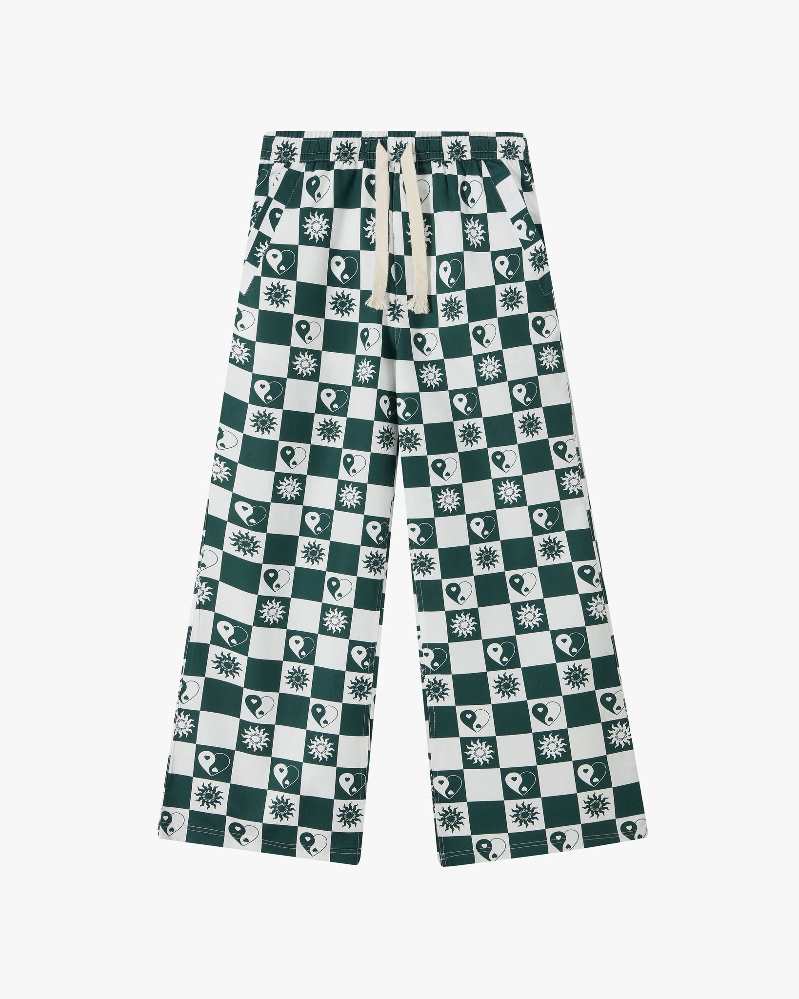 PEACE CHECKERED PANTS