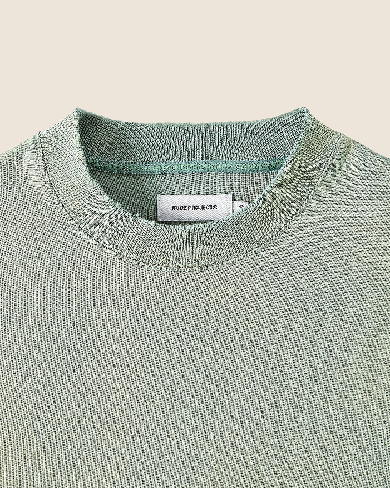 OVERDYED CREWNECK GREEN