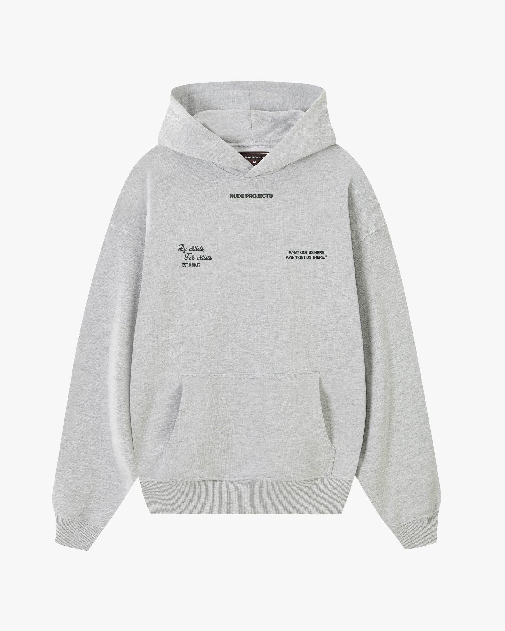 RODEO HOOD GREY MELANGE