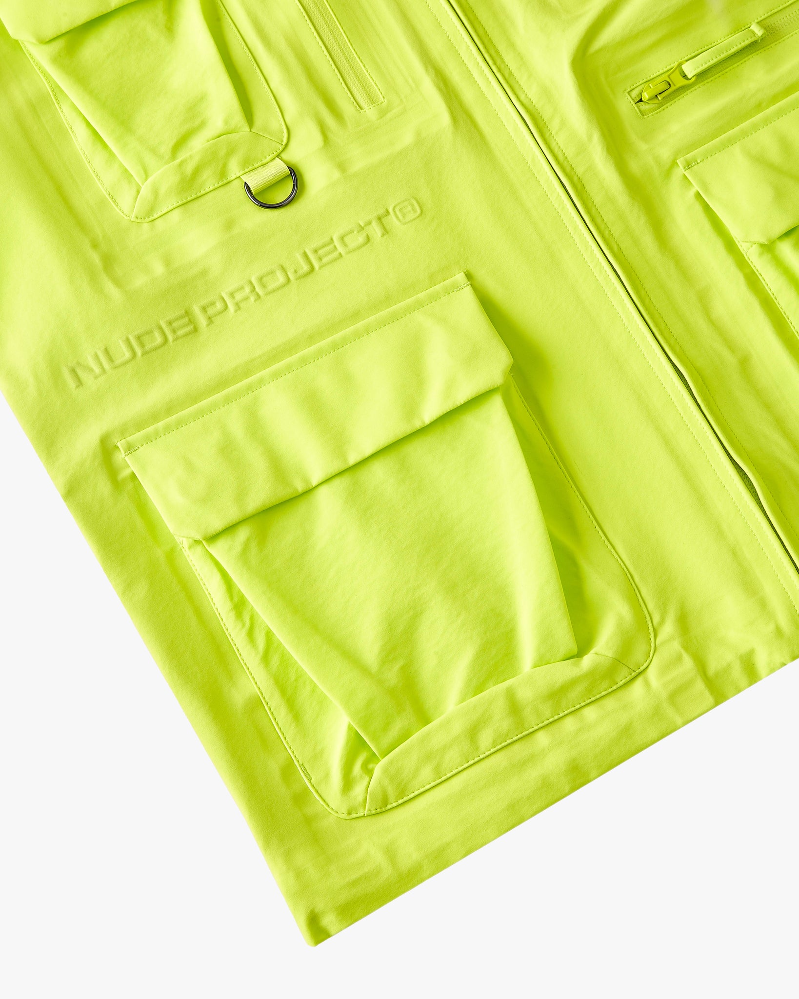 SOFT SHELL BOXY JACKET NEON