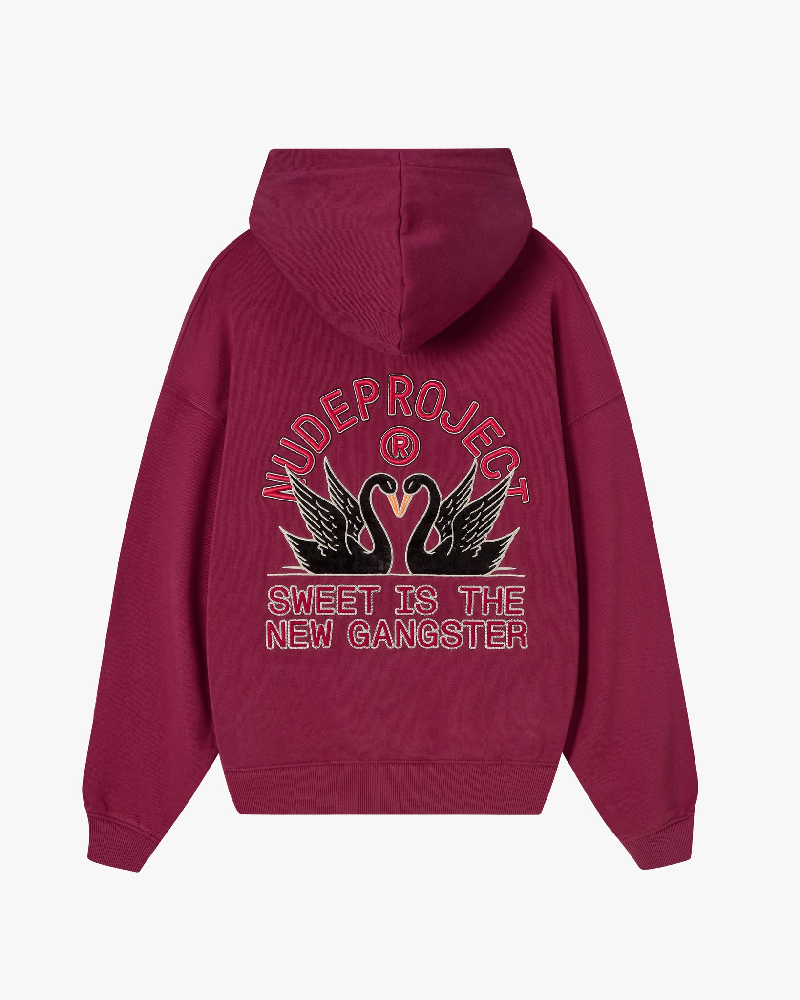 SWANS HOOD BURGUNDY