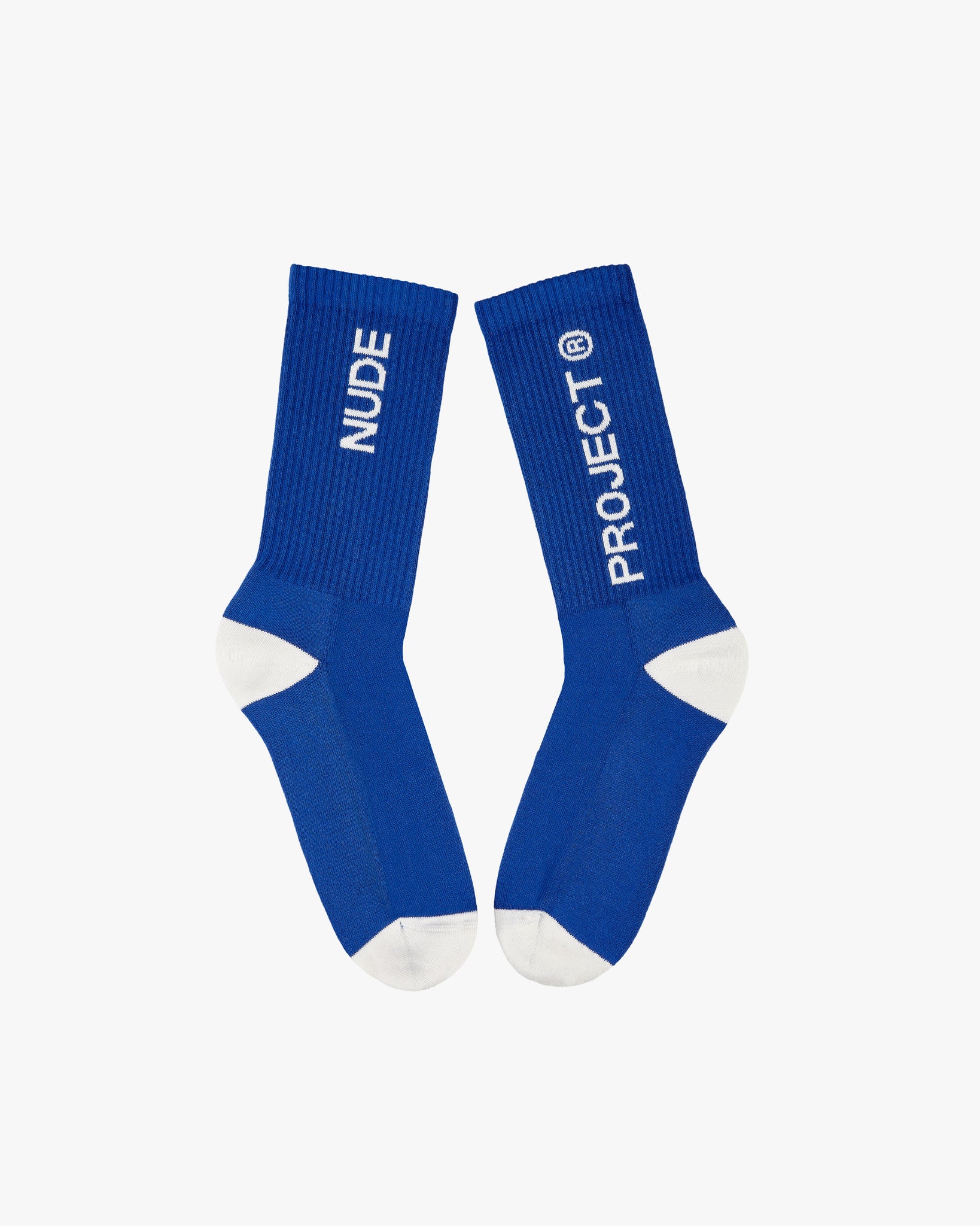 2 PACK LOGO SOCKS BLUE/YELLOW