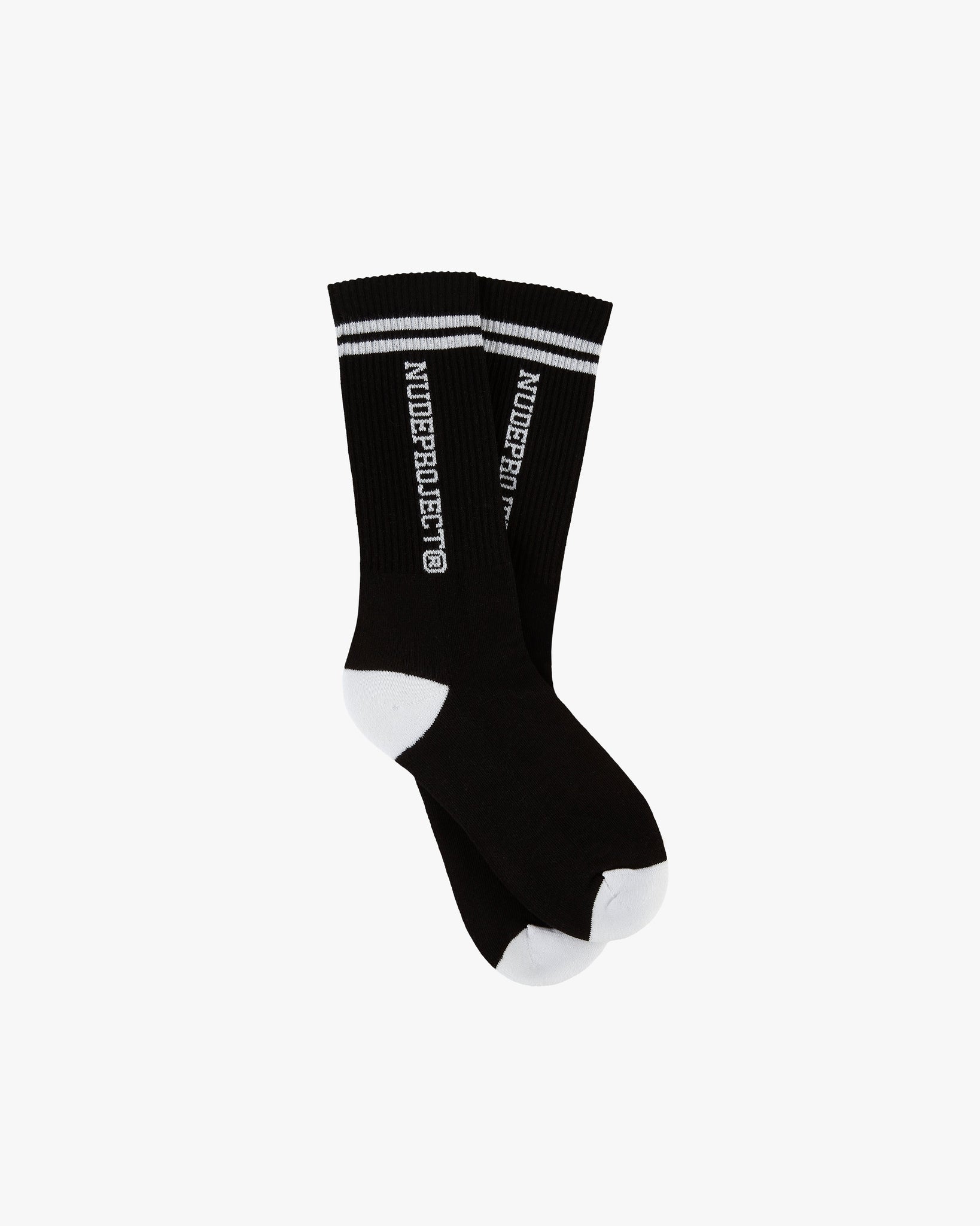 VARSITY SOCKS WHITE/BLACK