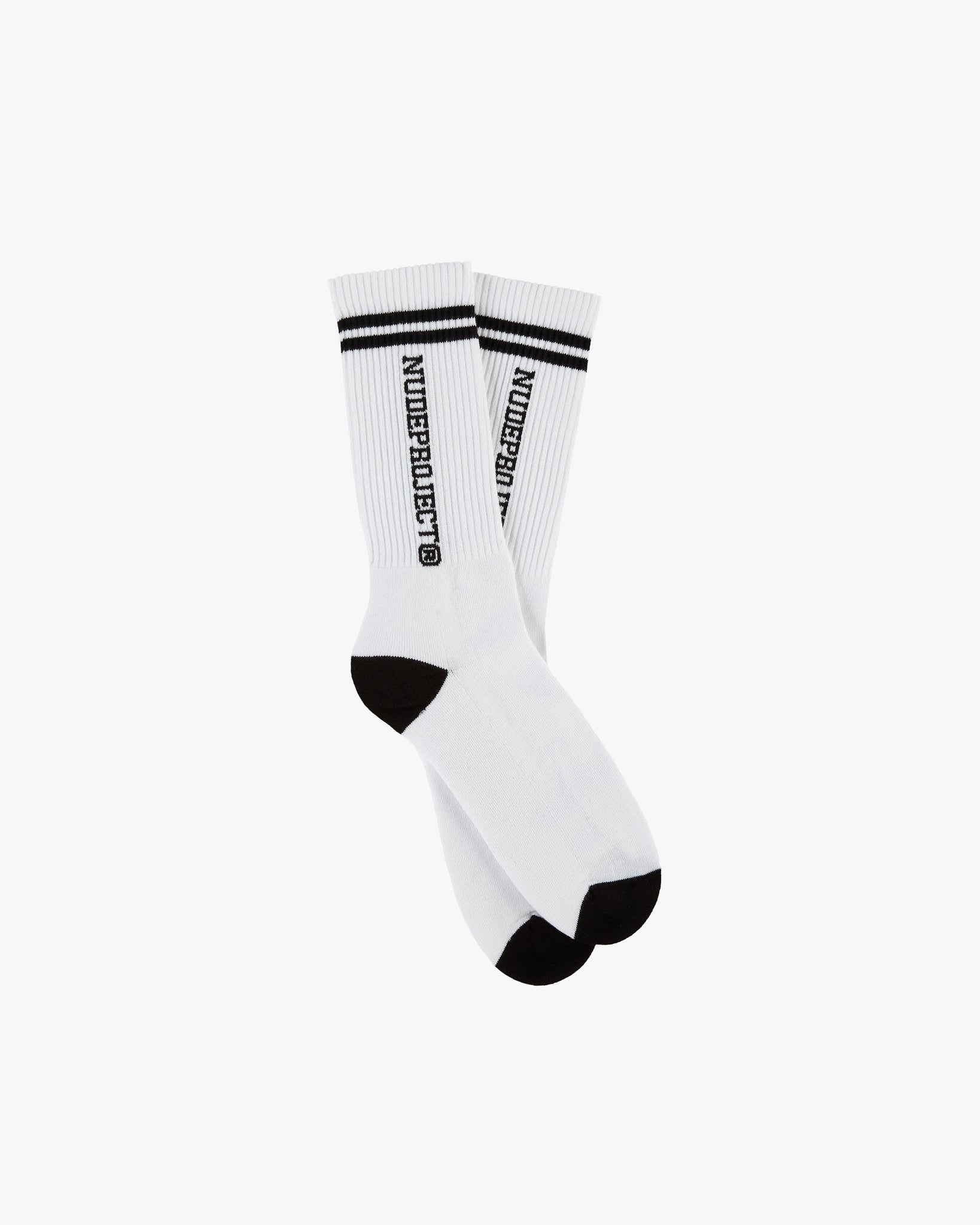 VARSITY SOCKS WHITE/BLACK