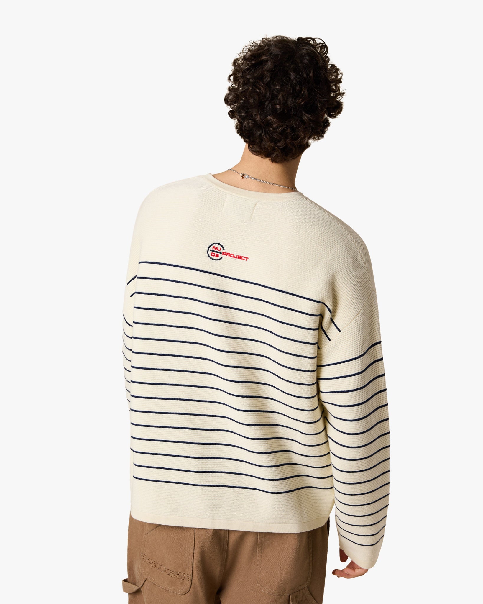 NAUTICA SWEATER MARSHMALLOW