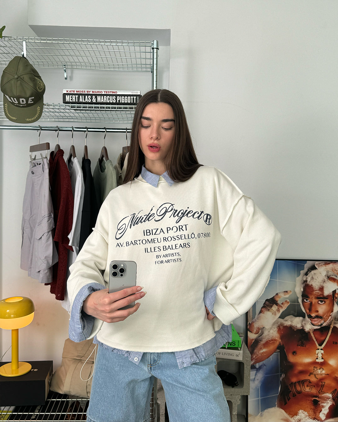 IBIZA CREWNECK WHITE